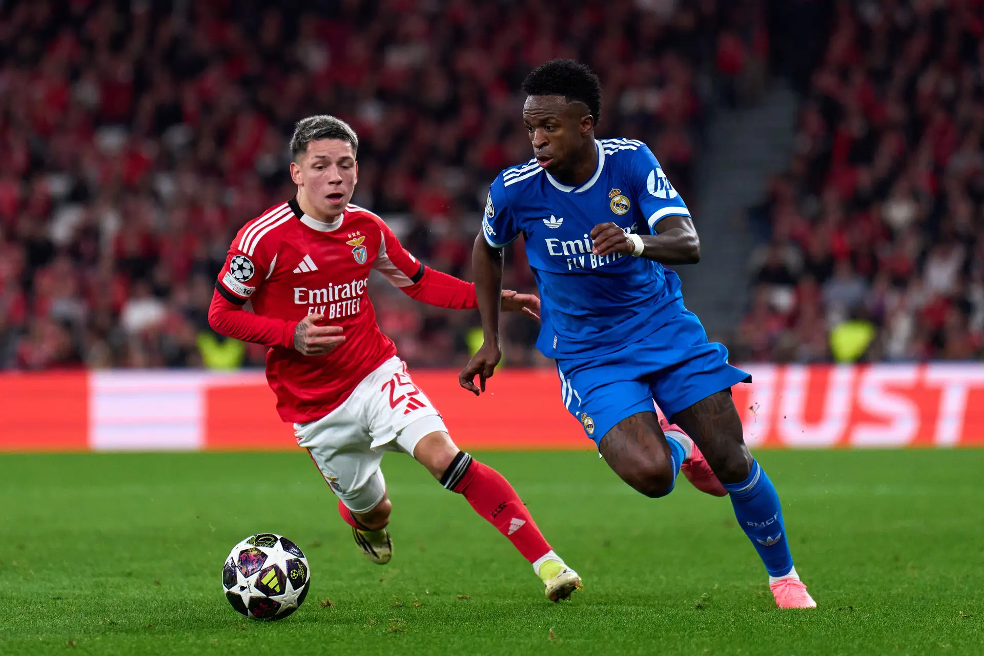 Prestianni não joga contra o Real Madrid: UEFA suspende preventivamente o jogador do Benfica