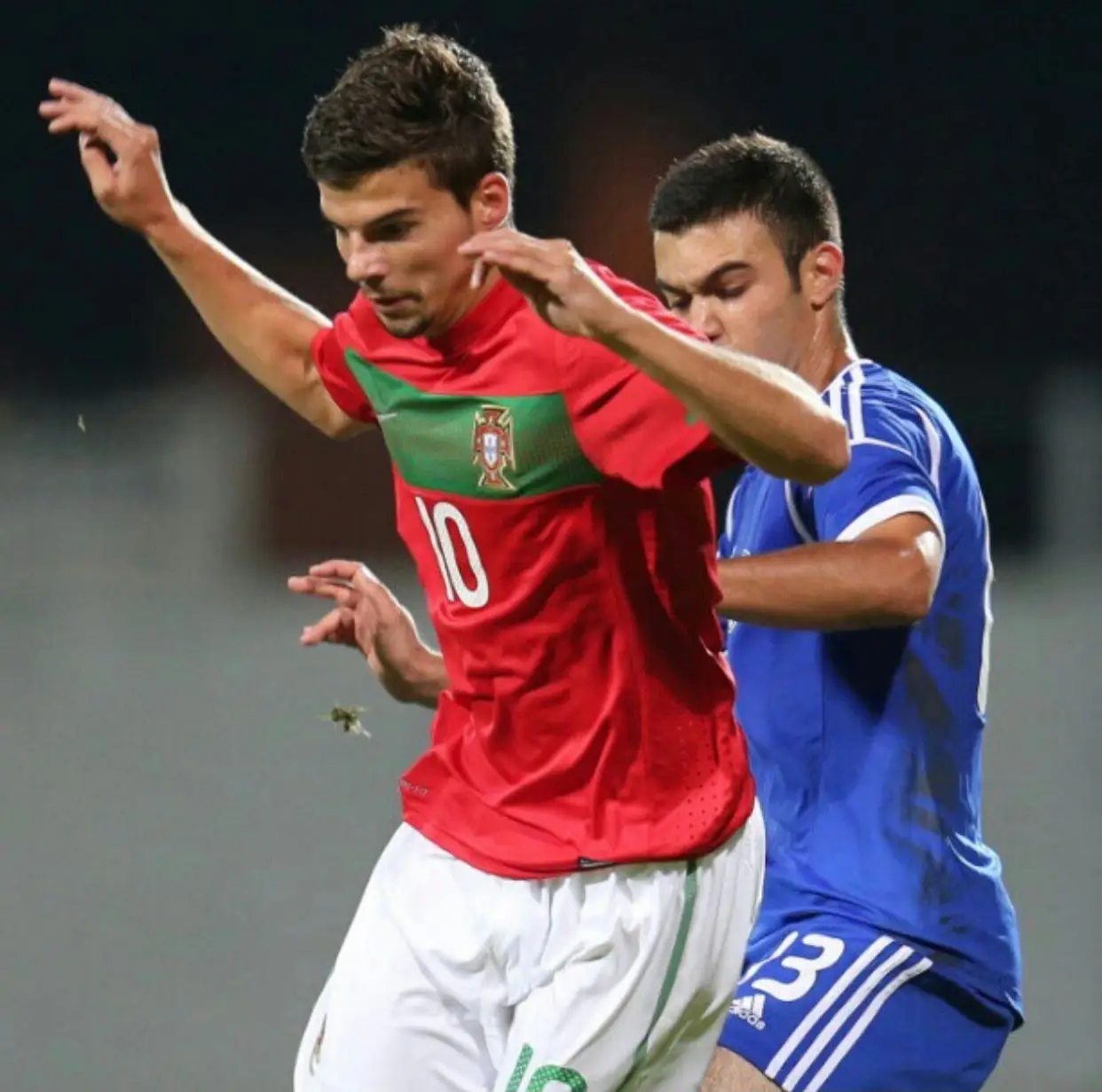 Frédéric em jogo pela seleção sub-17