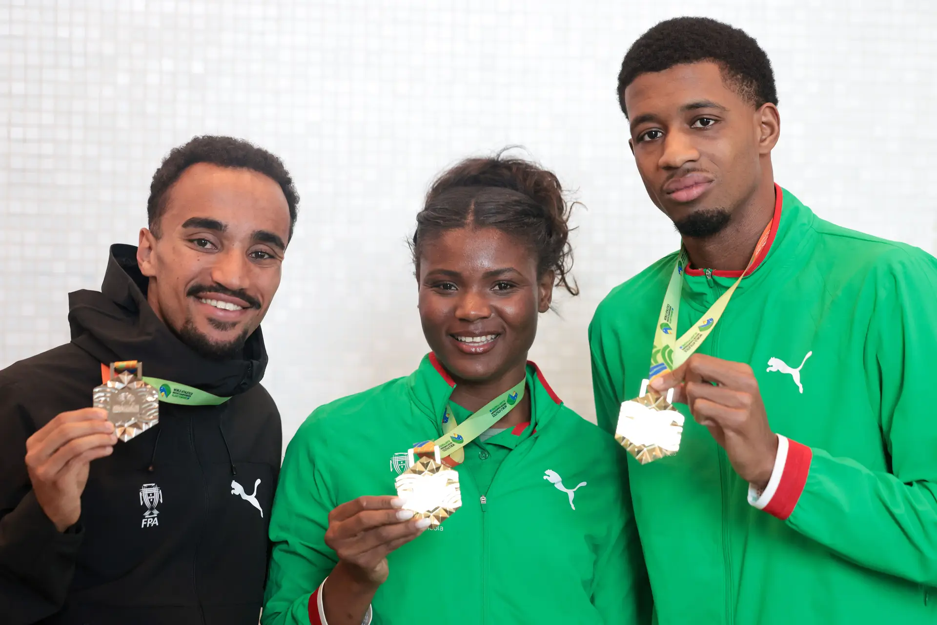 Isaac Nader, Agate Sousa e Gerson Baldé conquistaram medalhas para Portugal nos Mundiais de pista curta