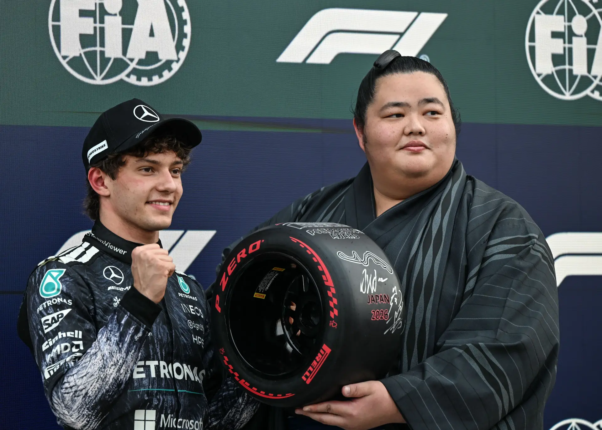 Antonelli deixou George Russell (Mercedes) e Oscar Piastri para trás na qualificação de Suzuka