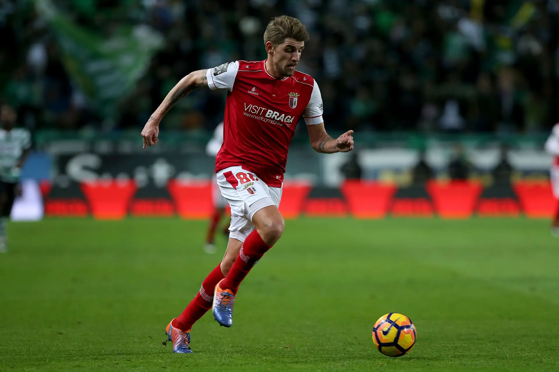 O médio saiu do SC Braga em 2017