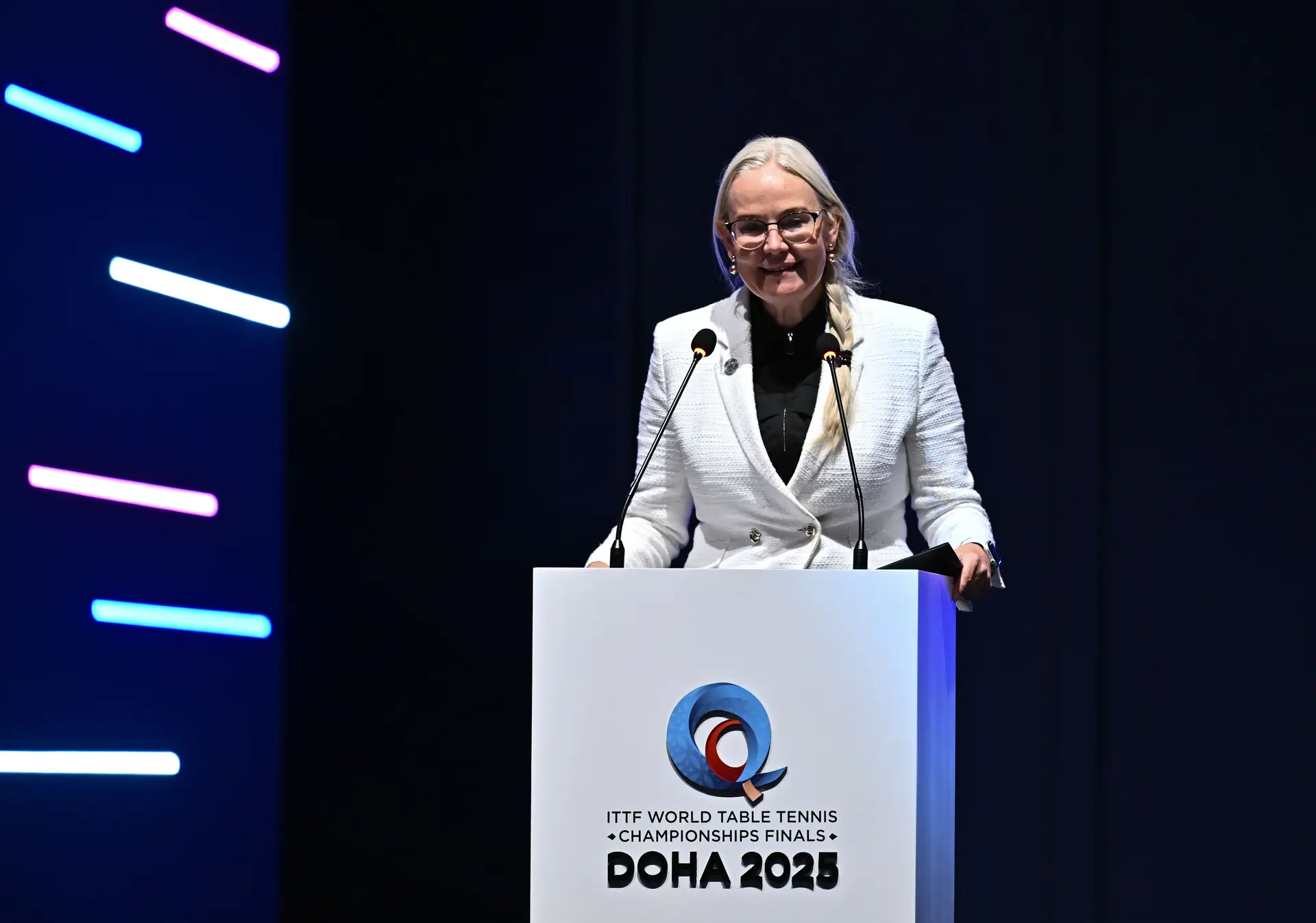 A sueca Petra Sörling lidera a Federação Internacional de Ténis de Mesa: é uma das únicas mulheres no topo de uma das principais federações desportivas