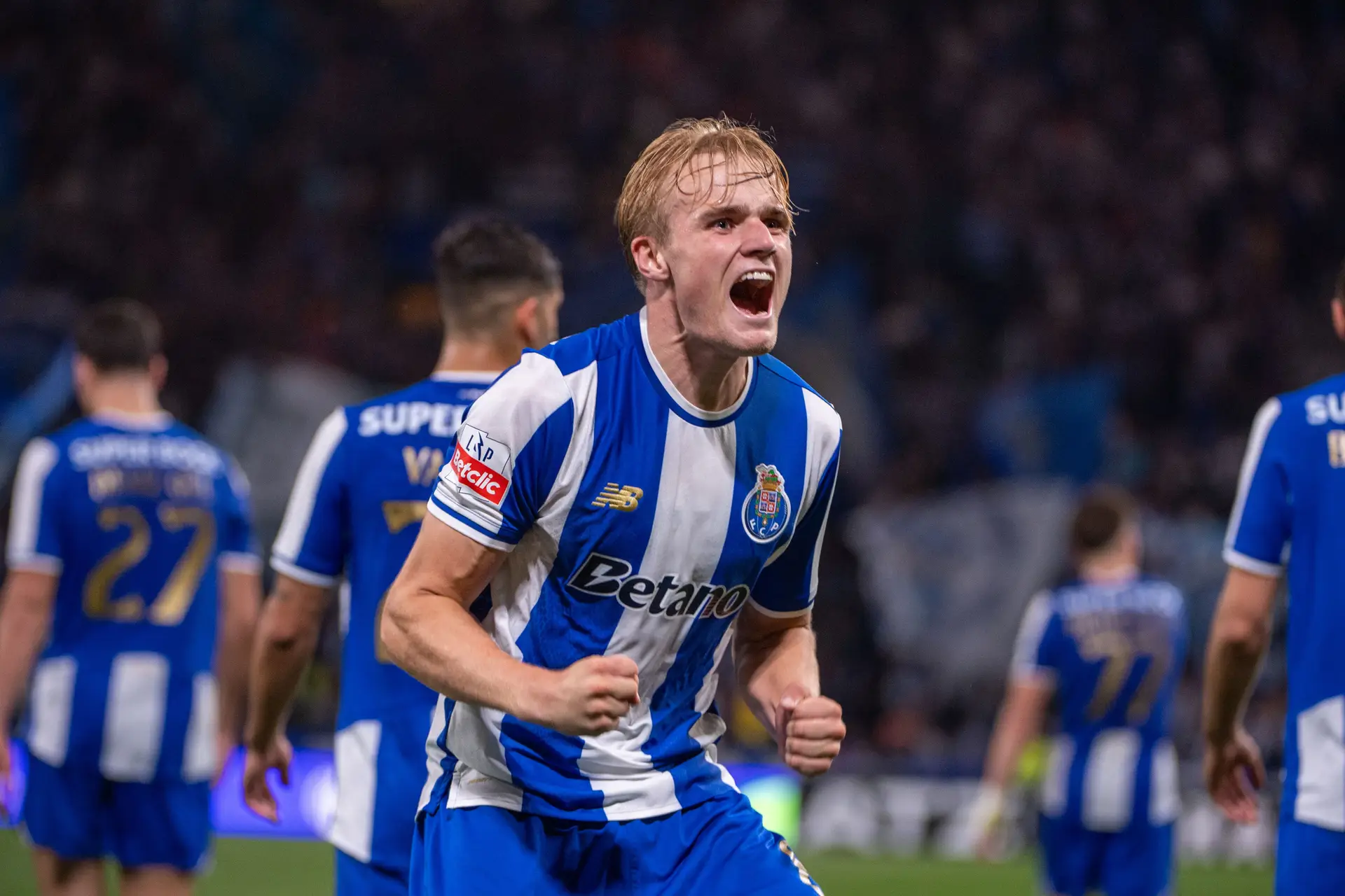 Victor Froholdt marcou na vitória do FC Porto contra o Tondela