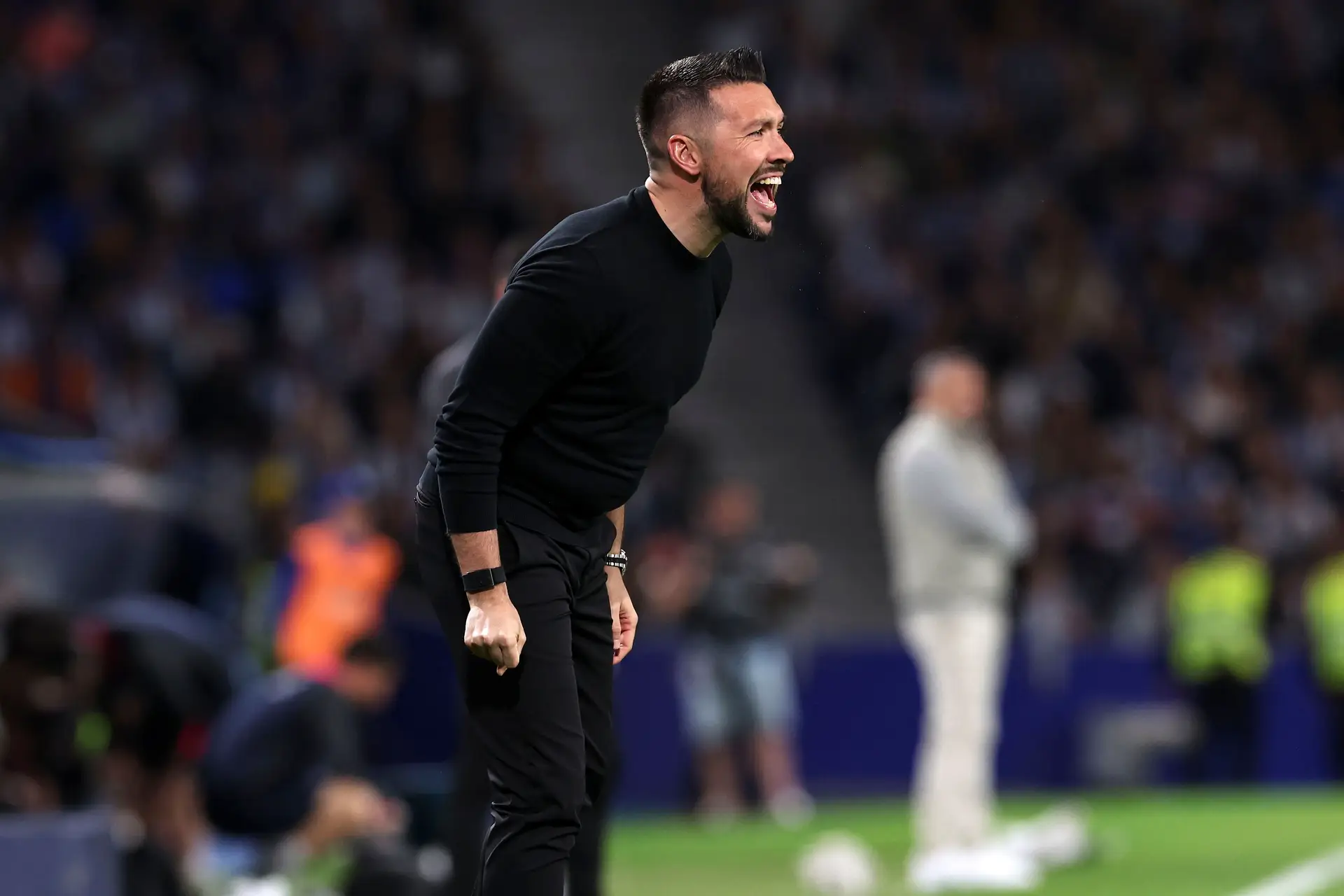 Francesco Farioli no FC Porto-Sporting