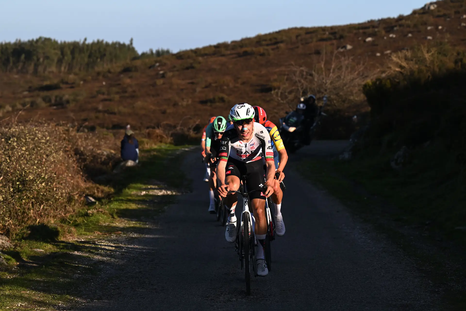 João Almeida durante uma etapa da Volta ao Algarve de 2026