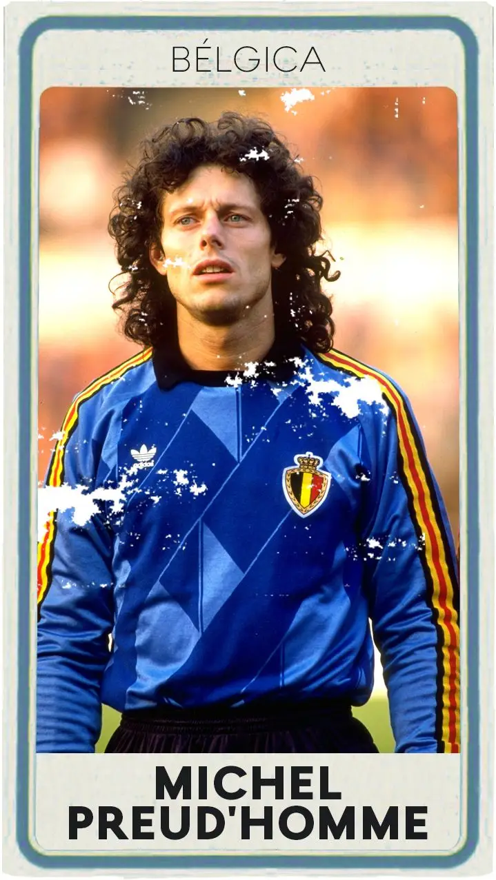 Michel Preud'homme fez 58 jogos pela Bélgica e esteve em dois Mundiais. No de 1994 foi eleito o melhor guarda-redes