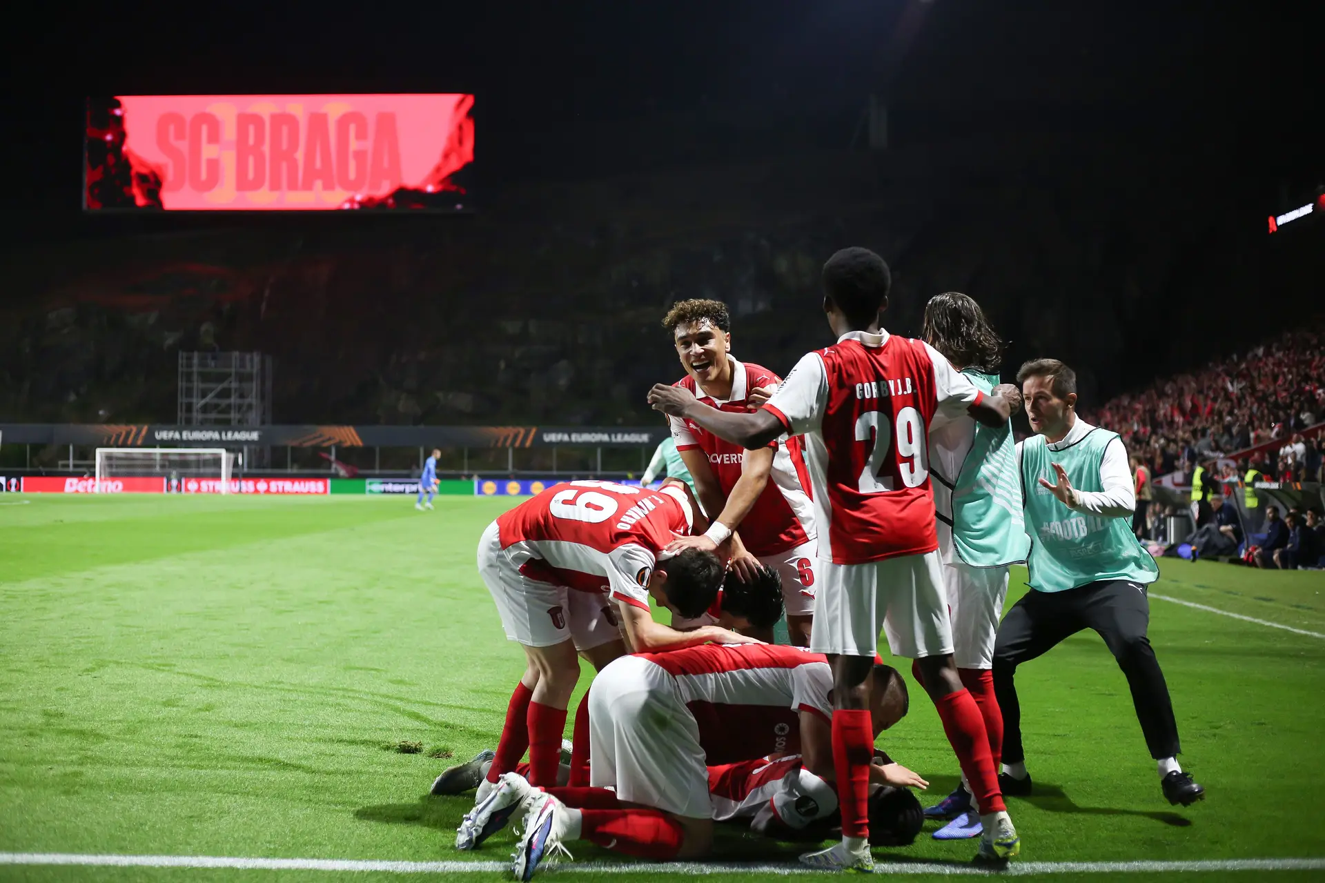 A final da Liga Europa está mais perto para o SC Braga