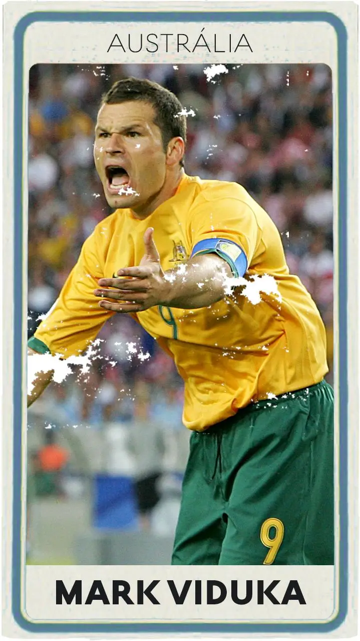 Mark Viduka jogou o Mundial de 2006 e deixou 11 golos marcados pela Austrália em 43 internacionalizações