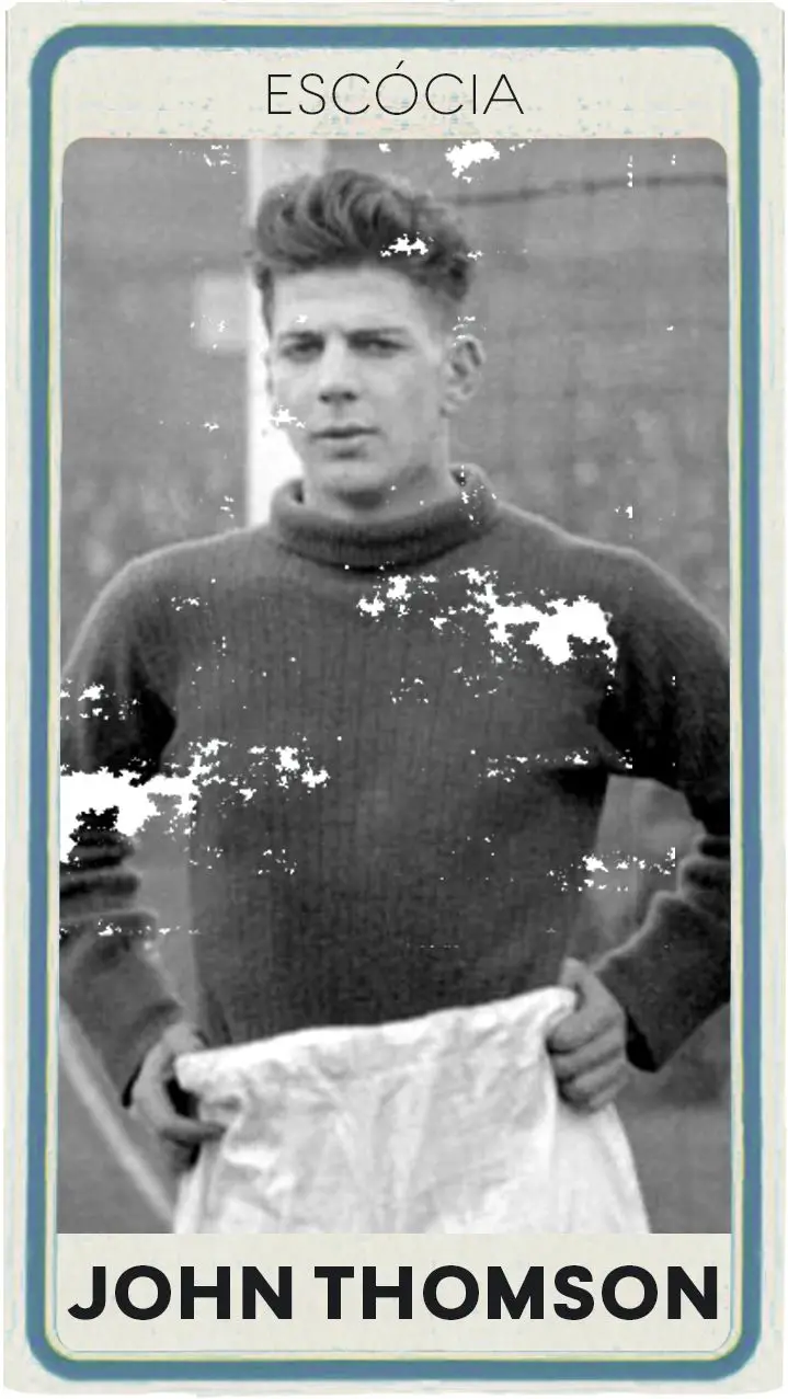 Escócia: John Thomson, o “príncipe dos guarda-redes” com um destino fatal