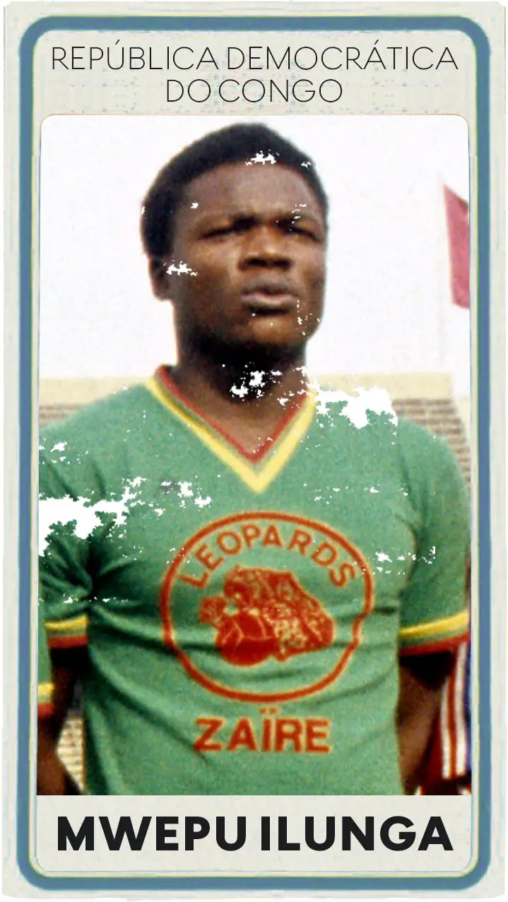 Mwepu Ilunga foi campeão da Taça das Nações Africanas e jogou o Mundial de 1974 com o Zaire, outrora nome da República Democrática do Congo