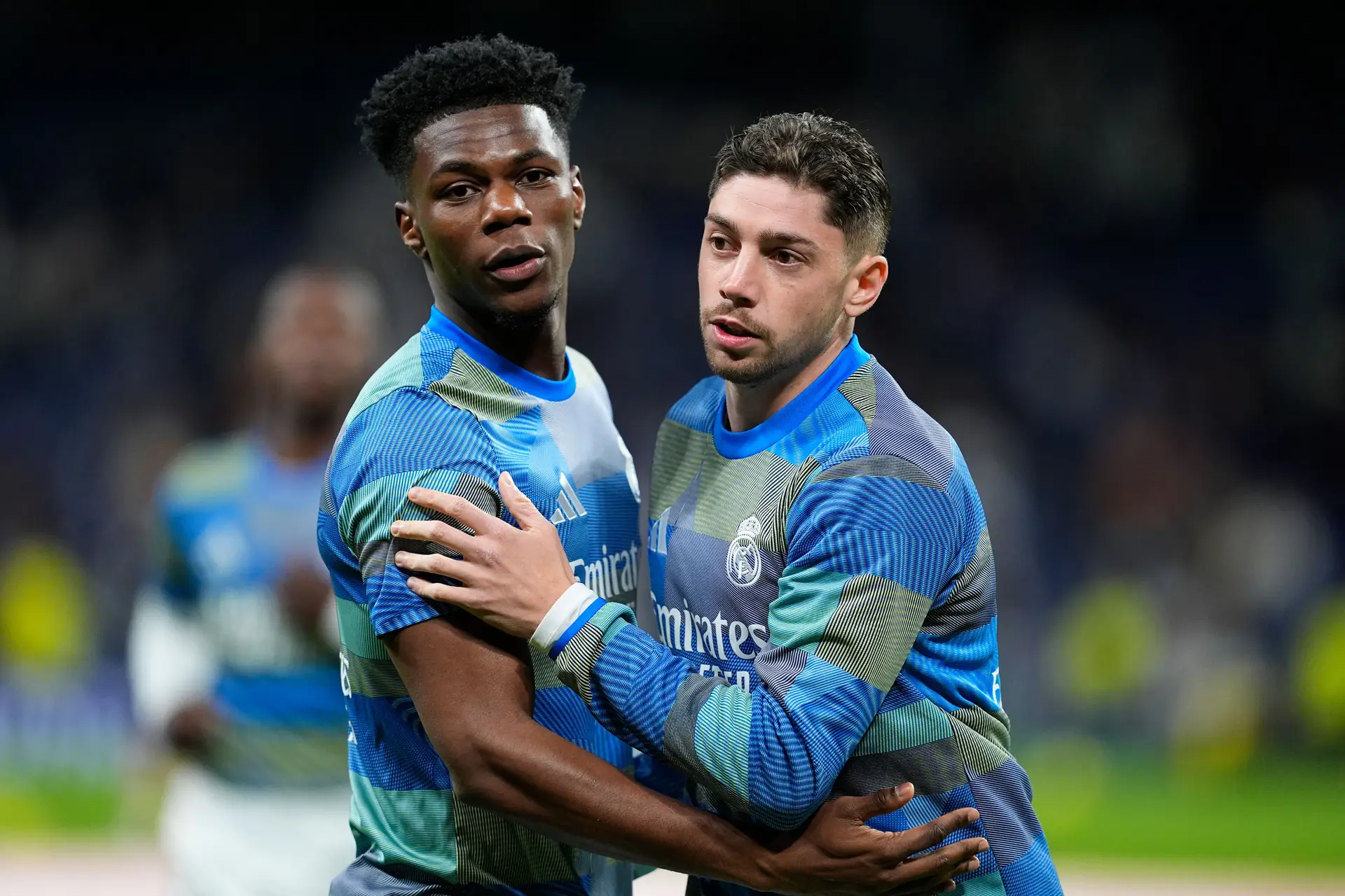 Aurelien Tchouameni e Federico Valverde, quando ainda tudo eram rosas
