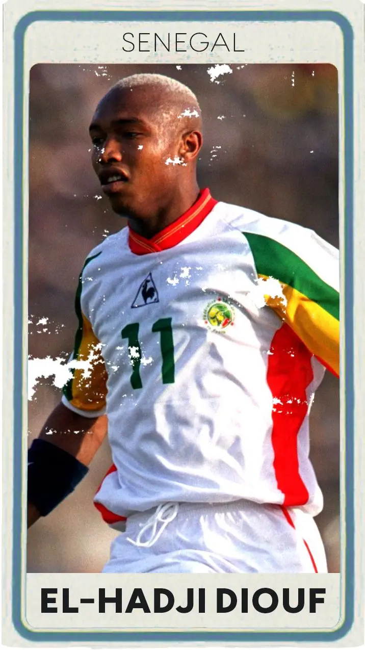 Senegal: El-Hadji Diouf, o gabarola com mais cartões amarelos do que golos