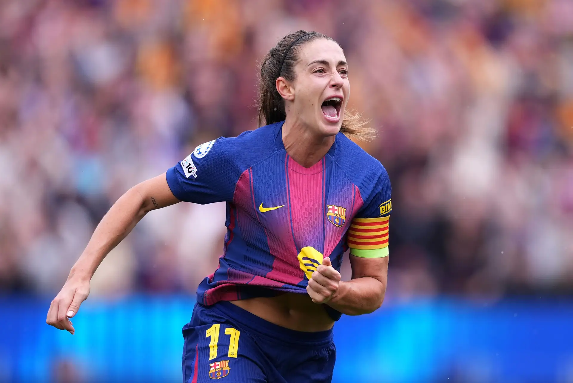 Alexia Putellas fez 506 jogos pelo Barcelona e marcou 232 golos