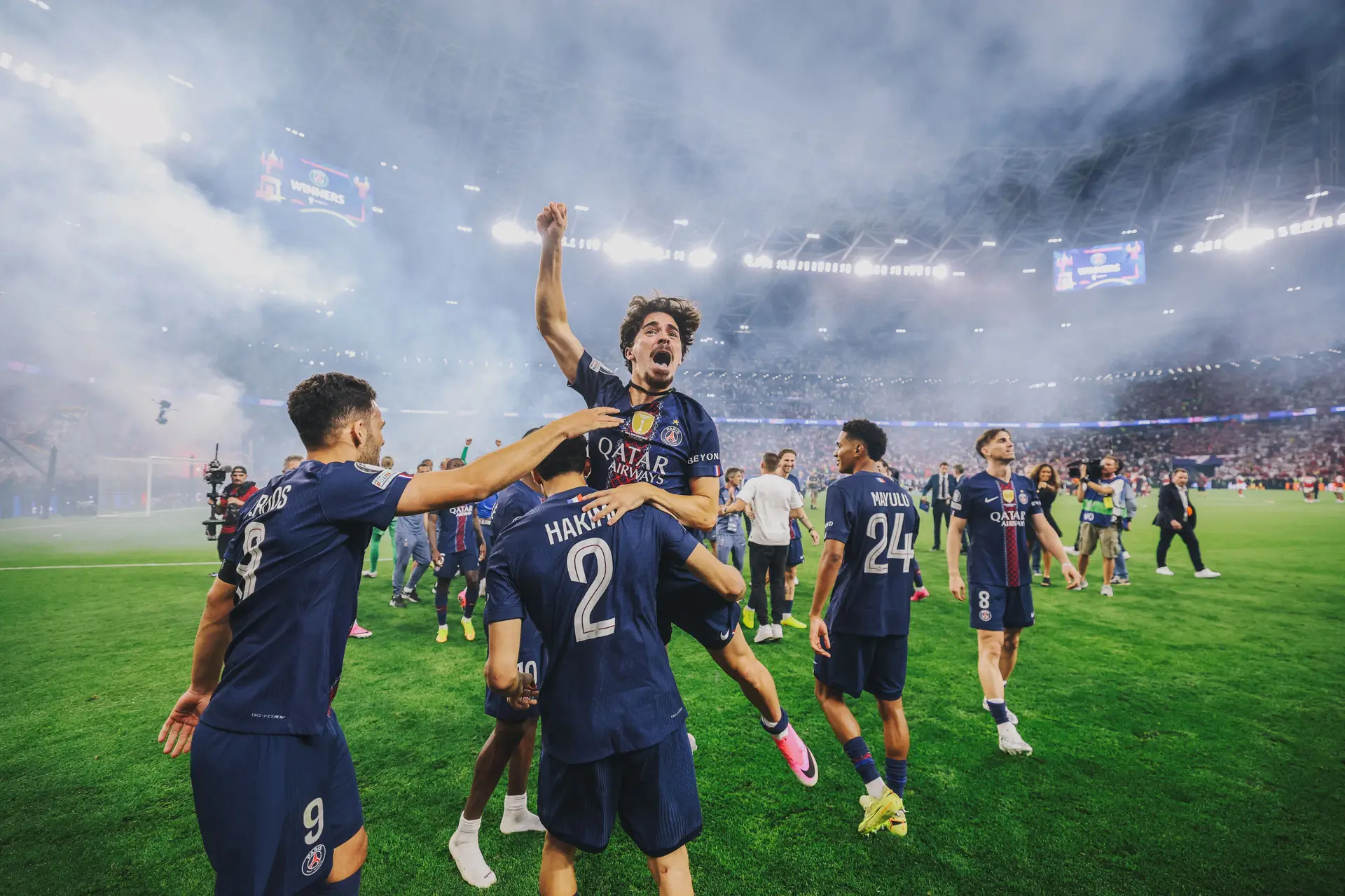 A segunda Liga dos Campeões do Paris Saint-Germain passou 162 vezes por Vitinha, o cúmulo da paciência que atrai a bola