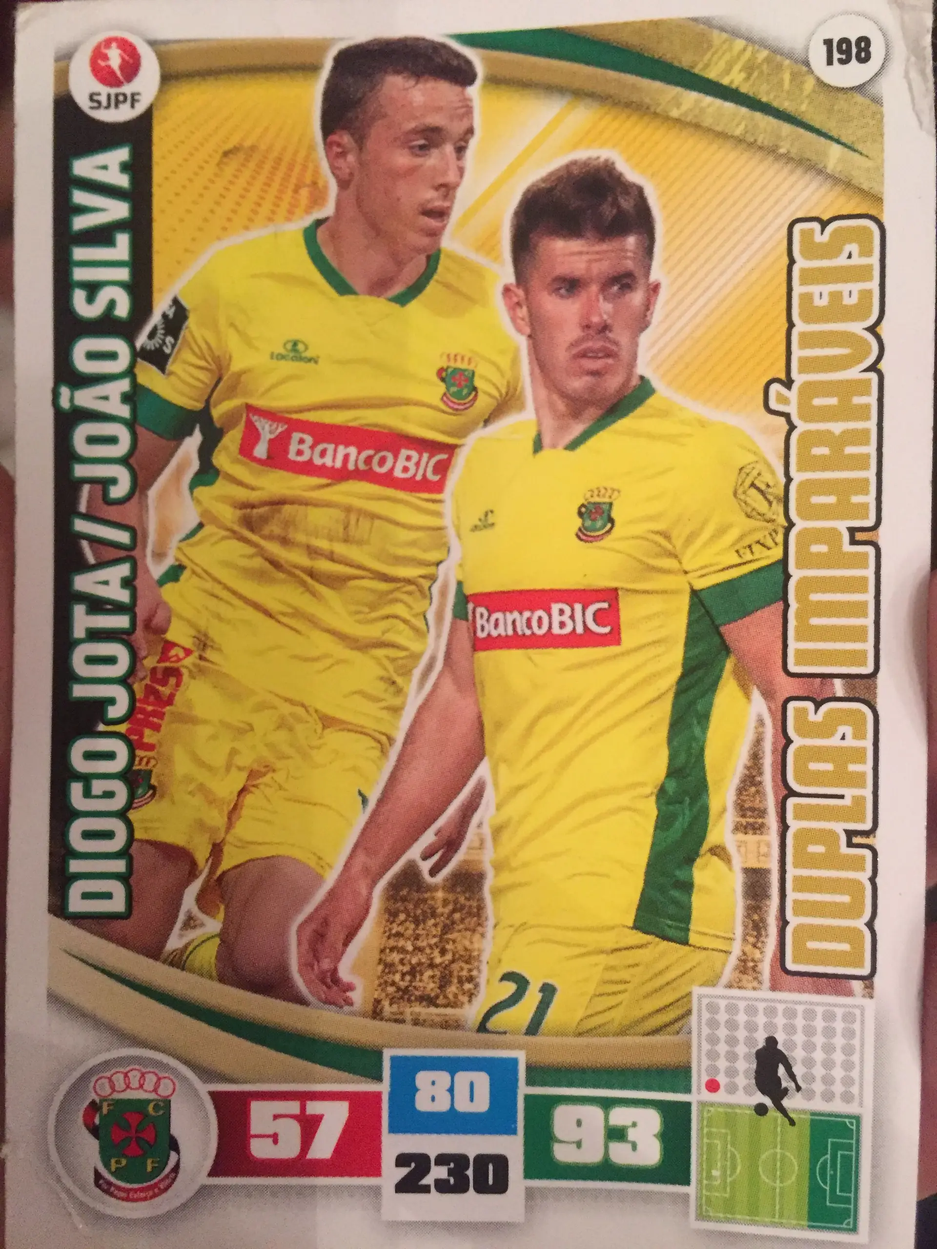 Em 2015, João Silva jogou com Diogo Jota no Paços de Ferreira