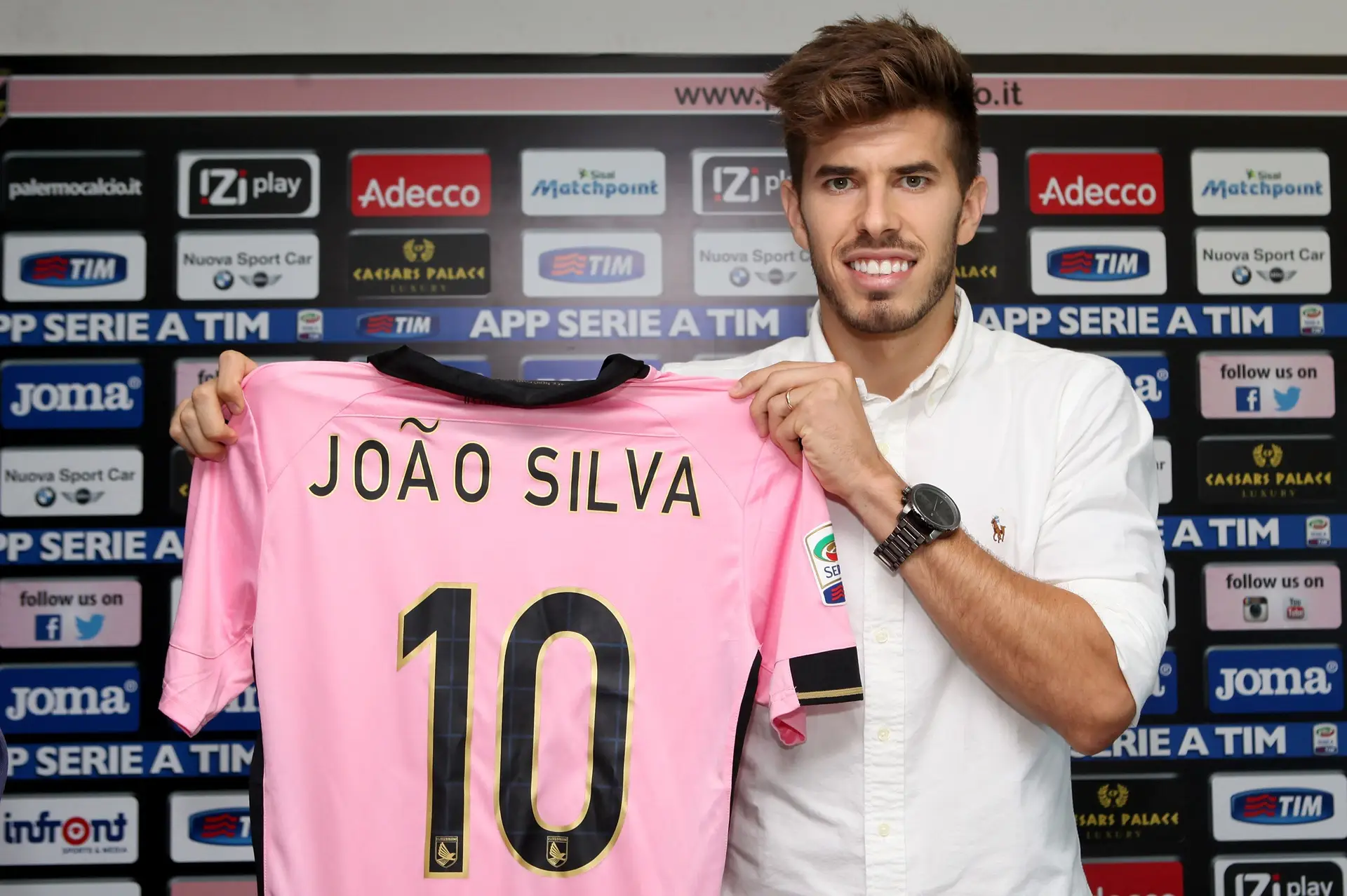 João Silva assinou pelo Palermo em 2014/15