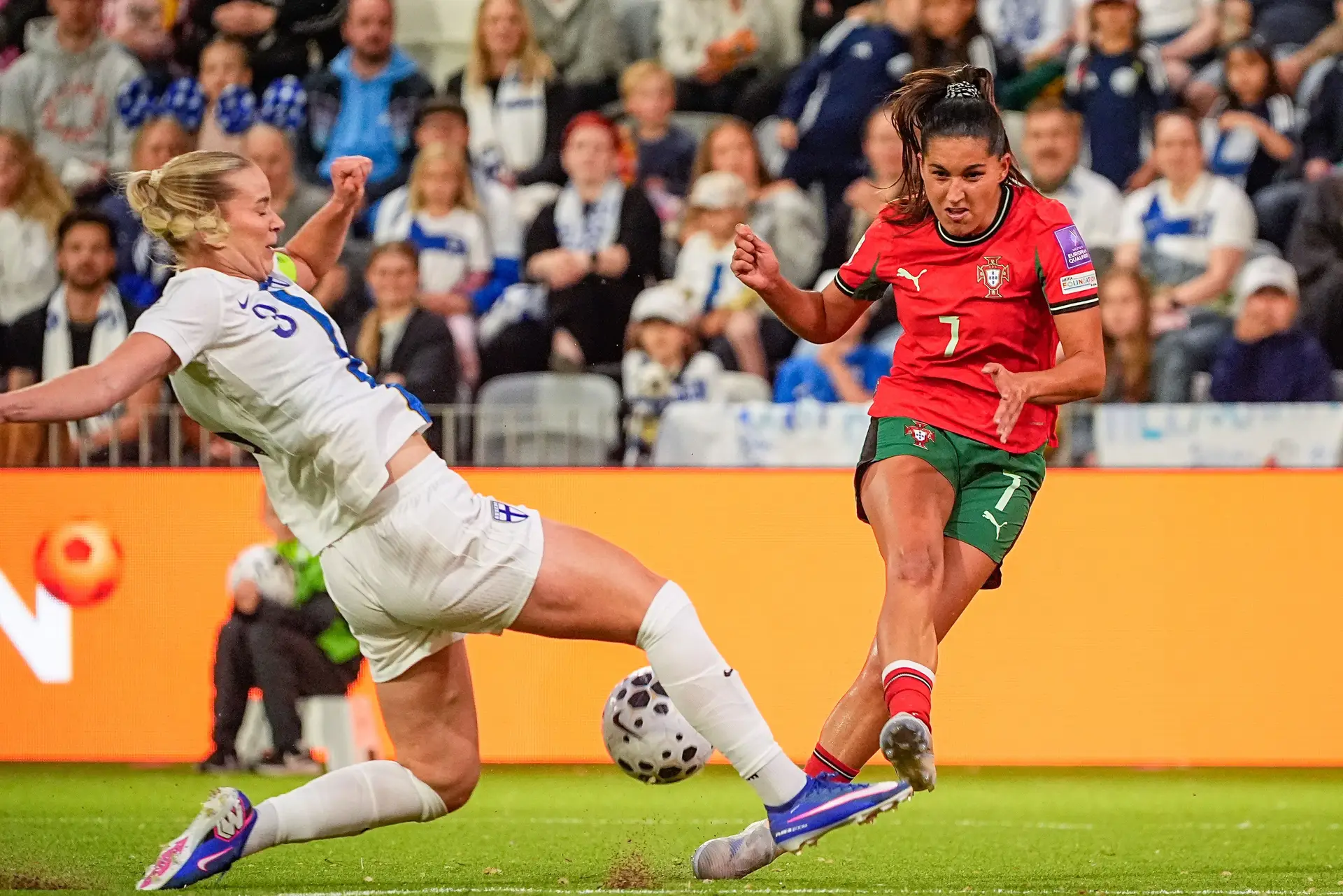Kika Nazareth fez o único golo de Portugal