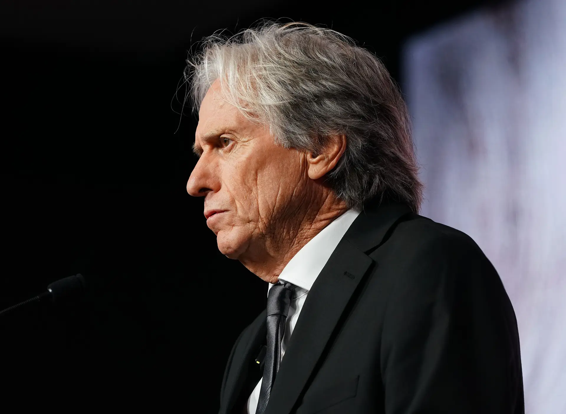Jorge Jesus durante a conferência de imprensa da sua apresentação como selecionador nacional