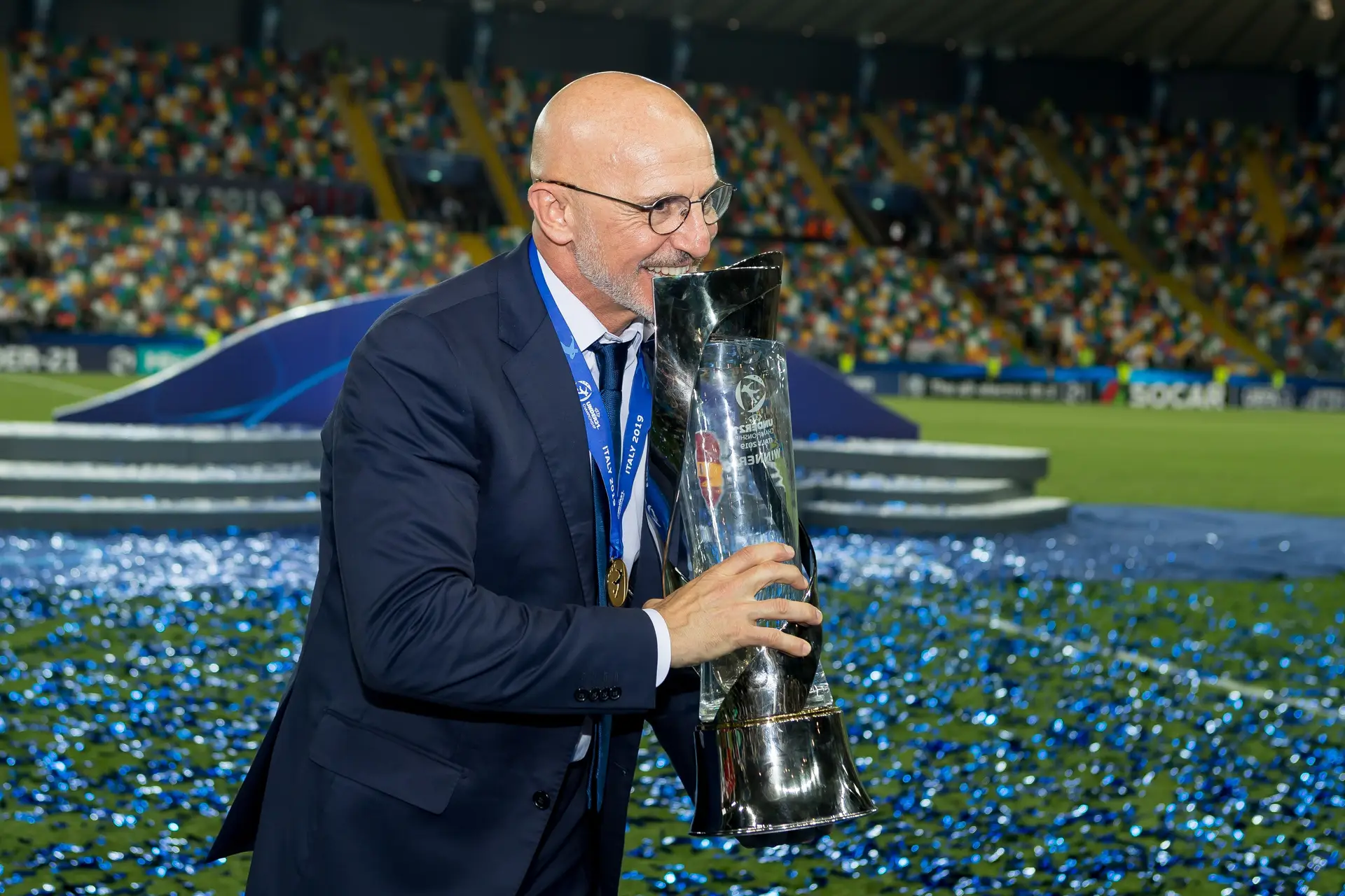 Luis de la Fuente venceu o Europeu sub-21 em 2019