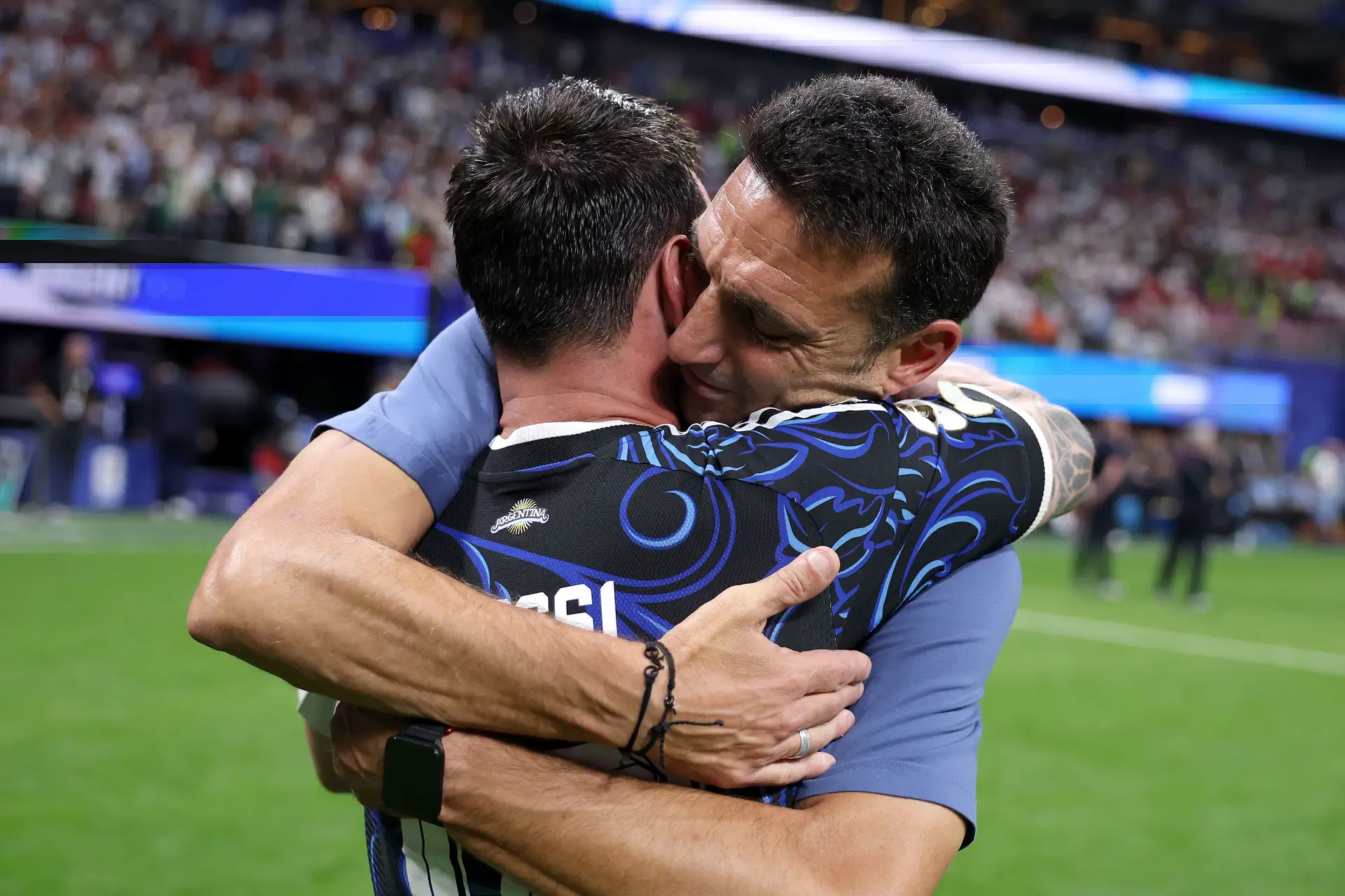 A relação entre Scaloni e Messi tem sido fundamental para os êxitos da Argentina