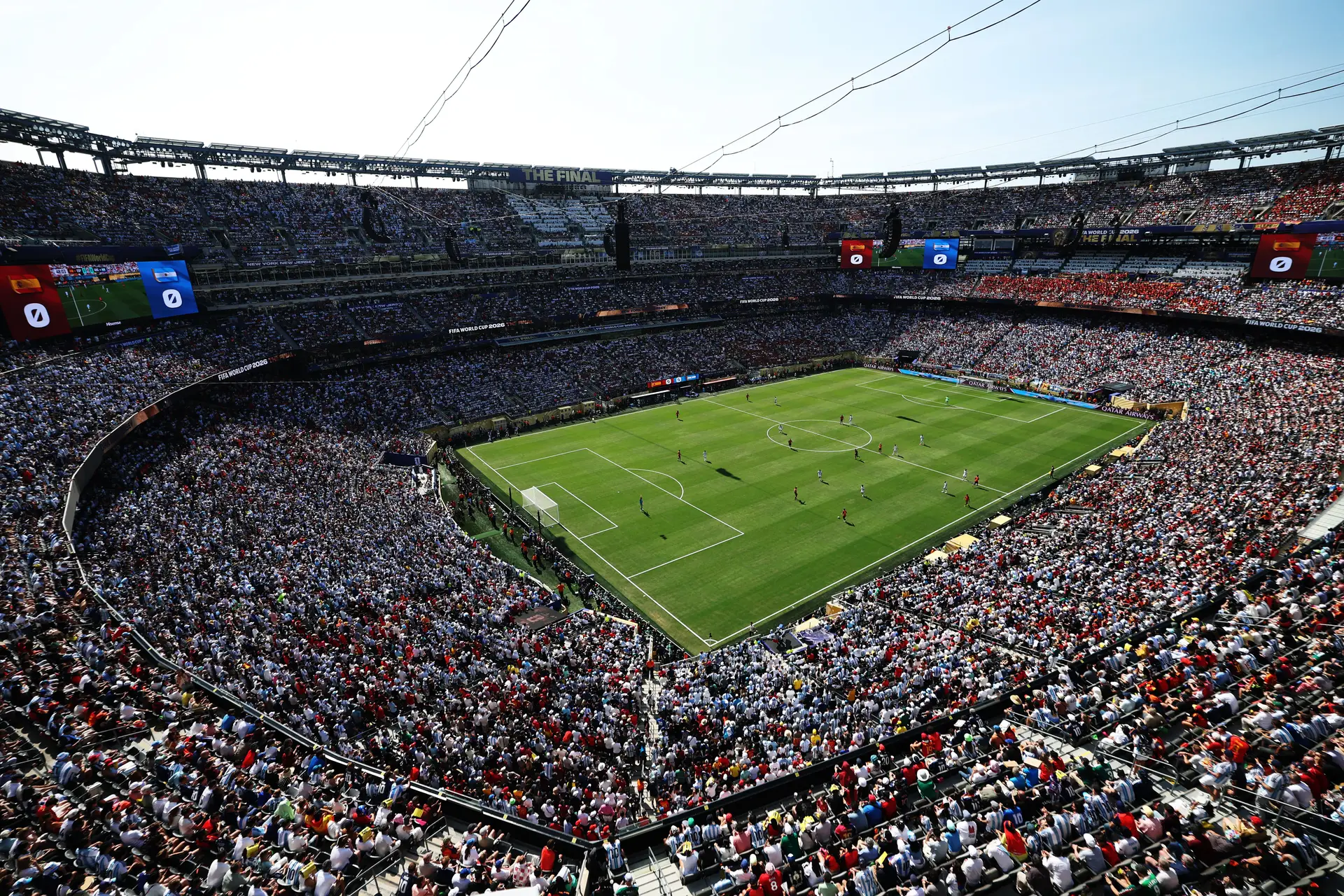 O estádio de Nova Jérsia