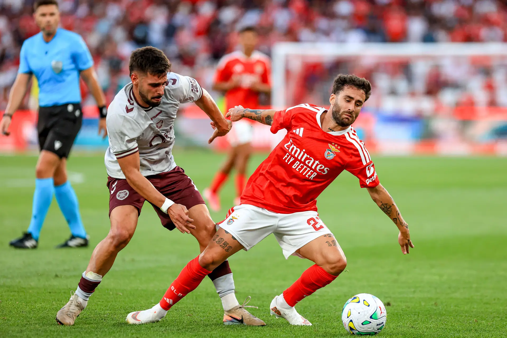 Em direto: Hearts 1-1 Benfica (terminado)