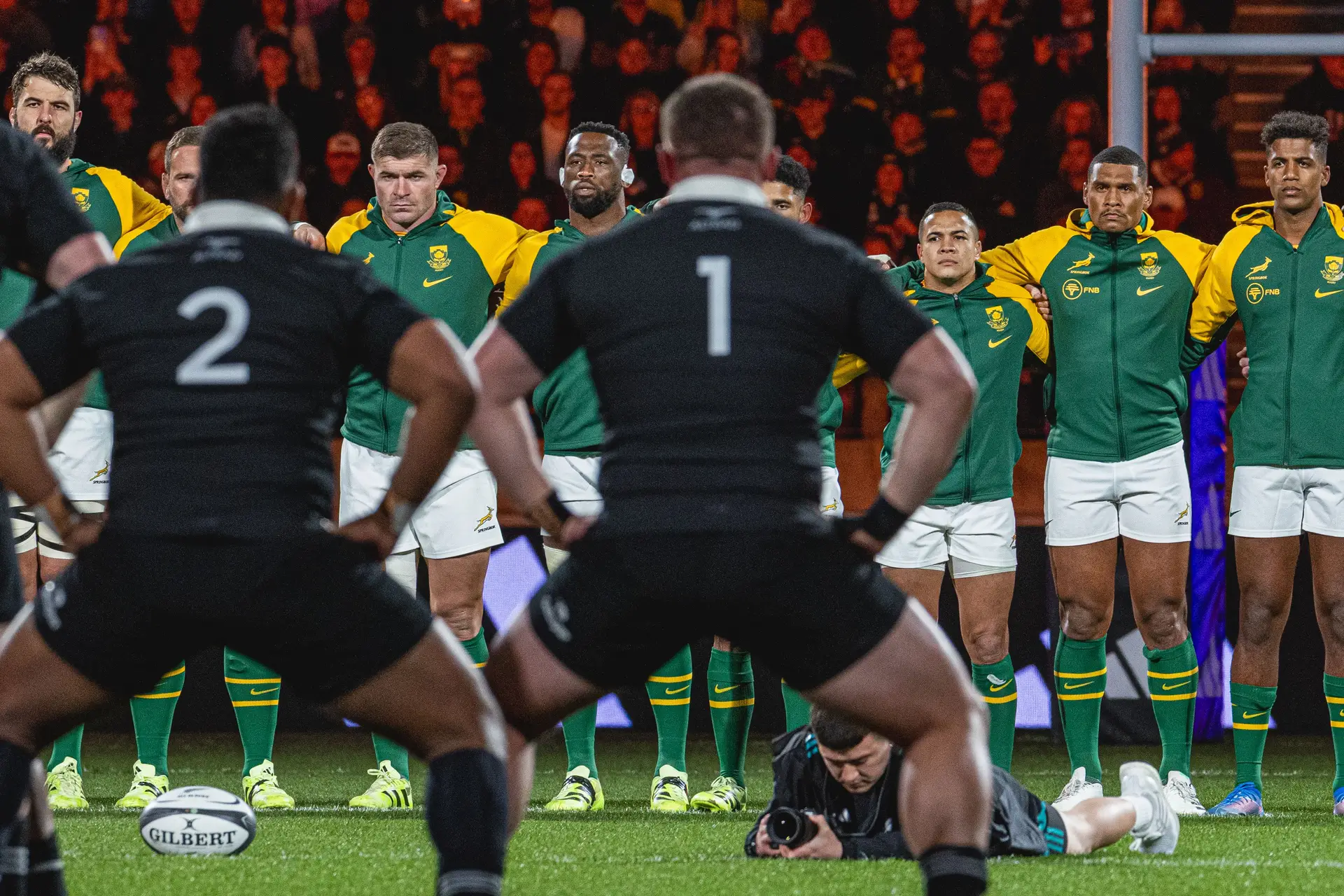 A última vez que os All Blacks e os Springboks se defrontaram antes da estreia da Greatest Rivalry Tour aconteceu em setembro de 2025
