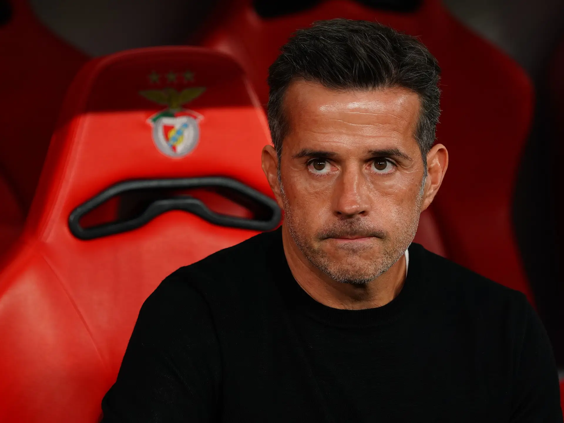 Marco Silva durante o Benfica-Estoril