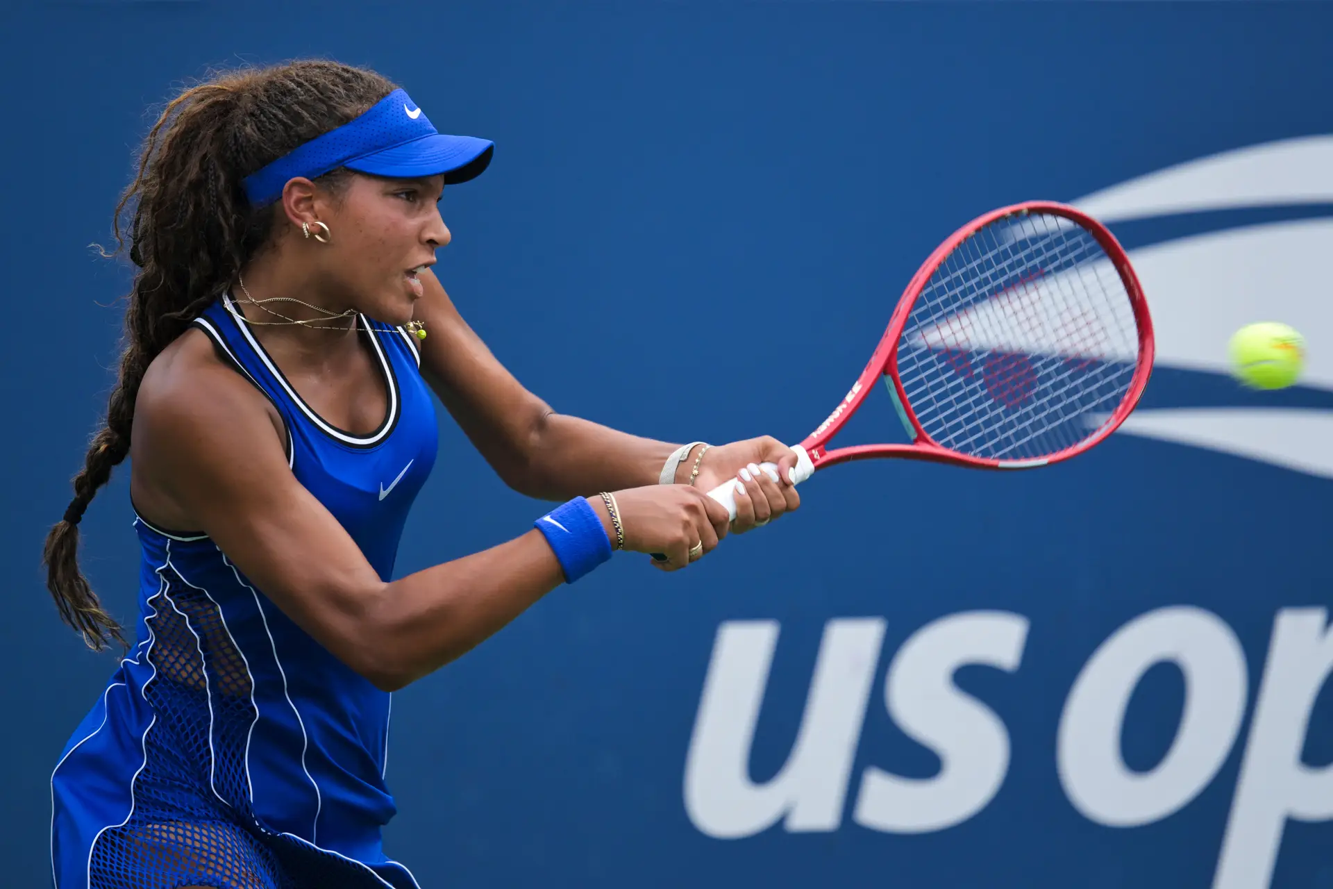 Thea Frodin foi dupla de uma jovem Serena Williams no cinema. Aos 17 anos, fez a estreia no US Open - agora a sério