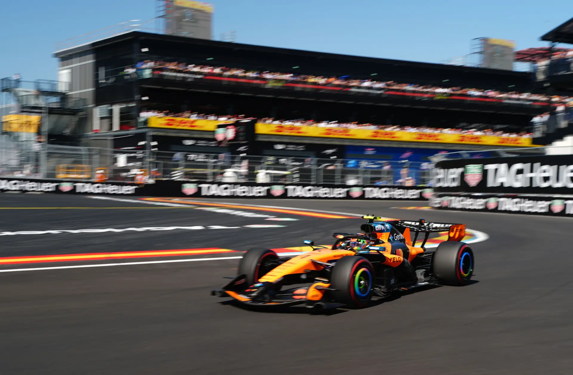 Por um piscar de olhos (ou menos do que isso), Lando Norris ficou com a 'pole' do GP Espanha