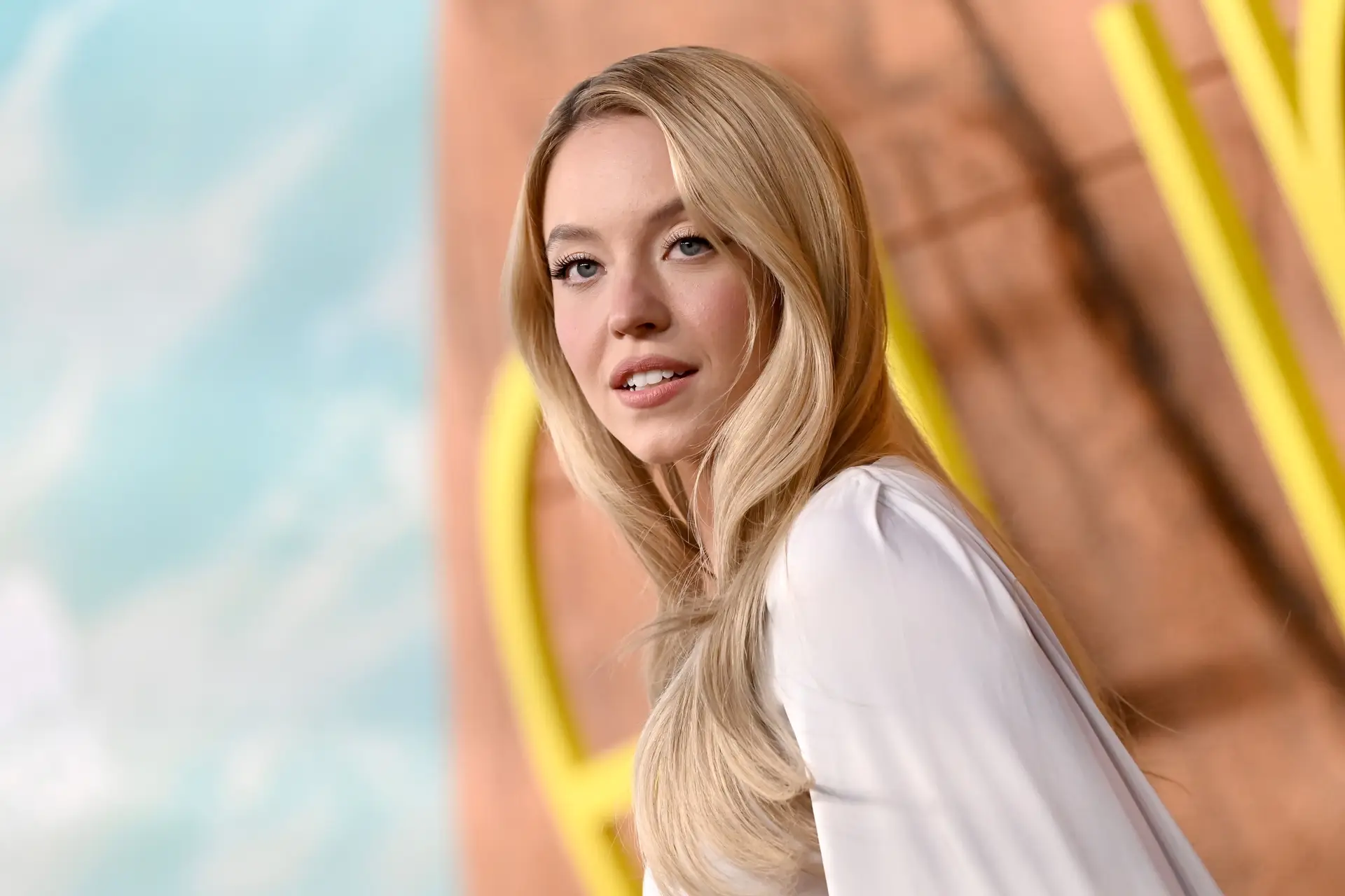 Sydney Sweeney na ante-estreia da série “Euphoria”, em abril de 2026