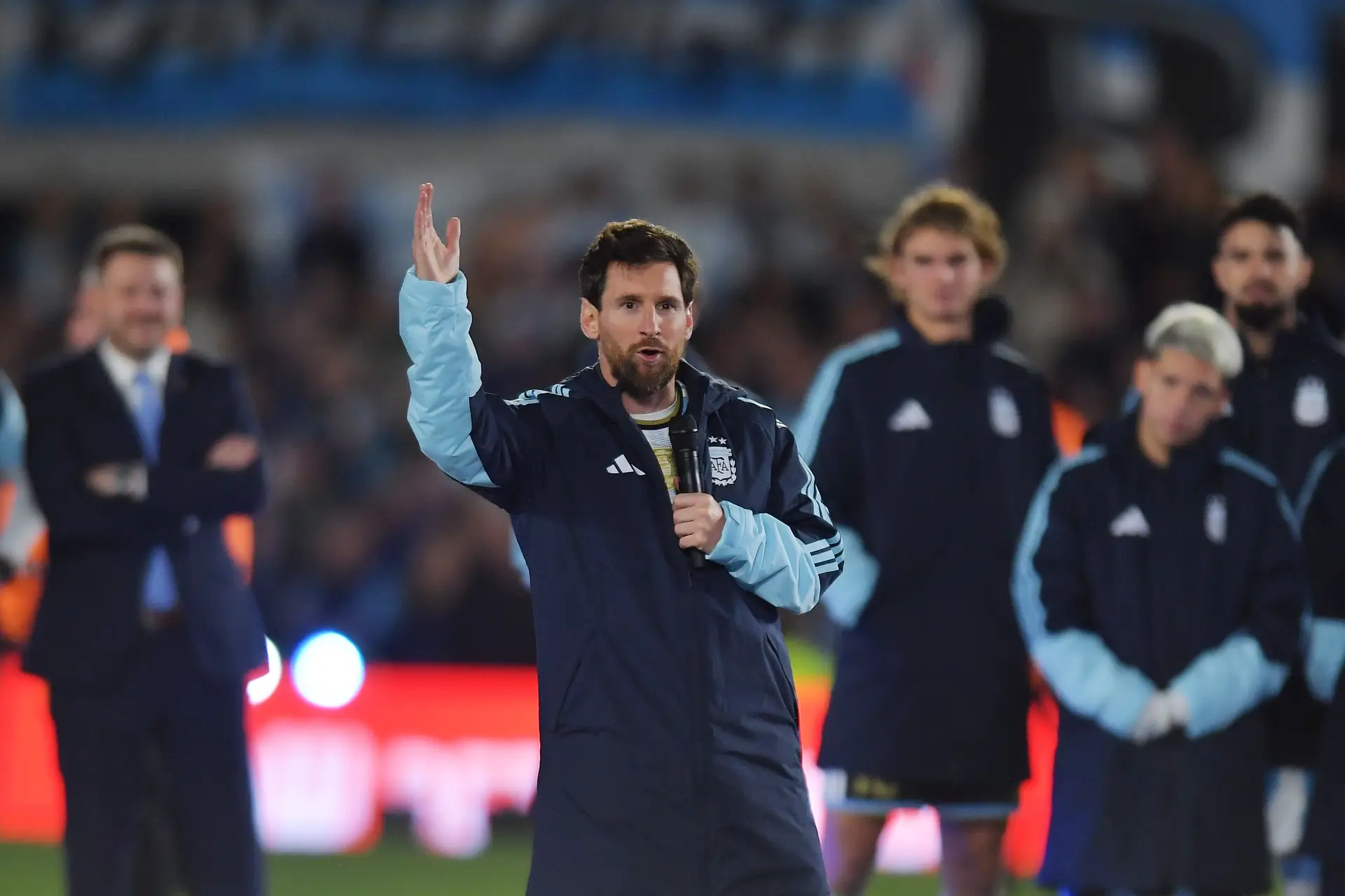 O discurso de Messi