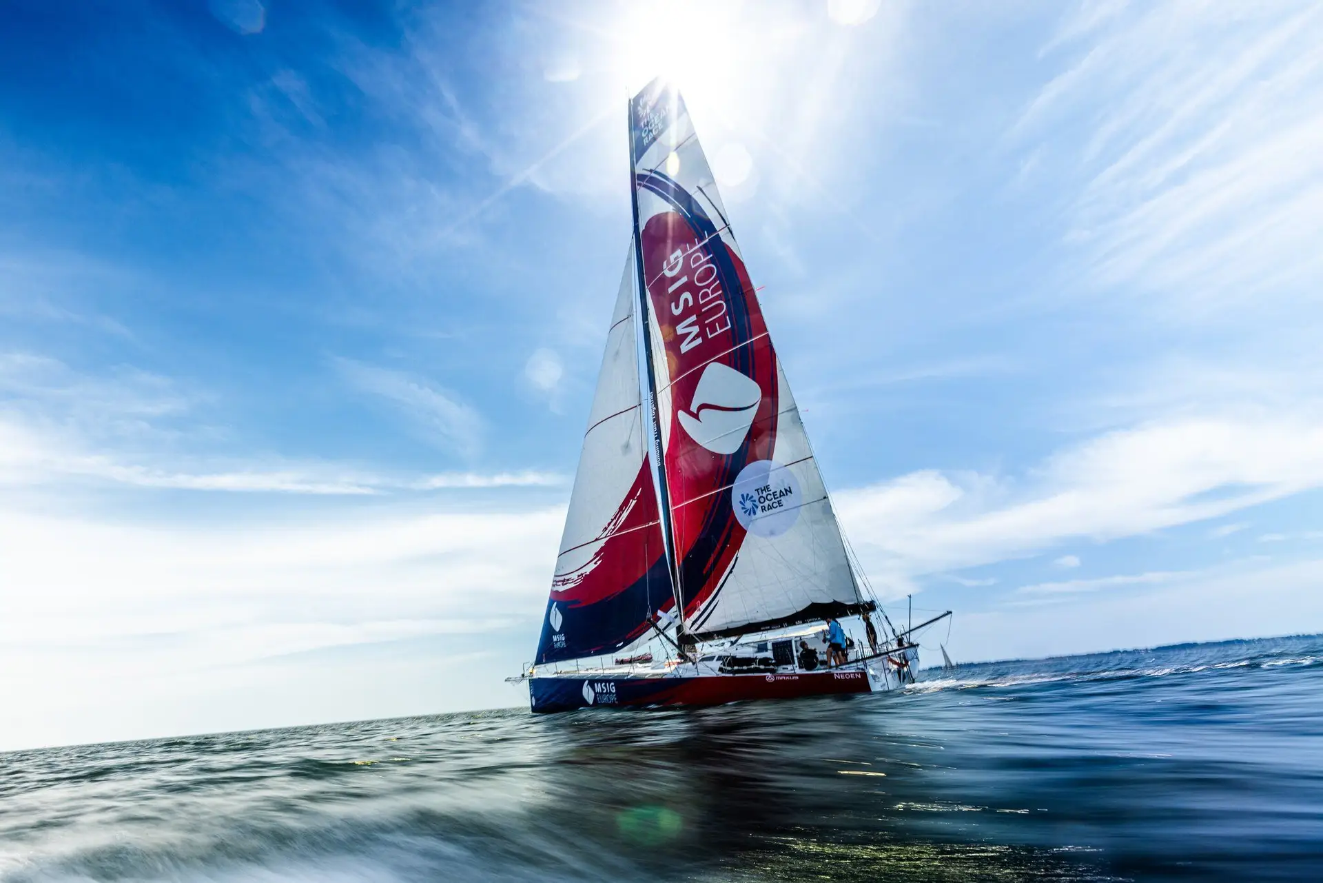 Uma das embarcações que participou na Ocean Race de 2026