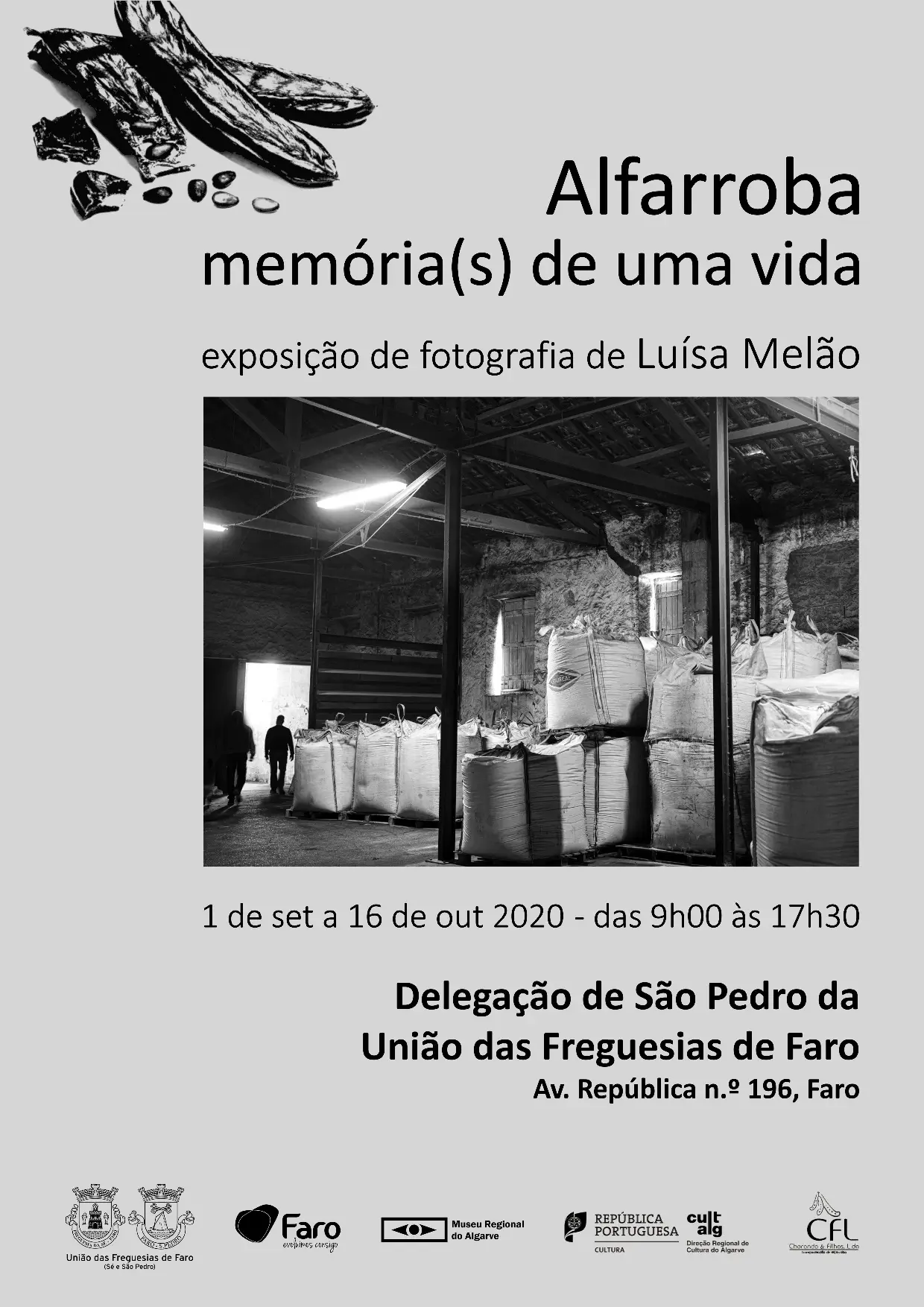 Exposição Na União Das Freguesias De Faro Mostra A Alfarroba Na Identidade Algarvia Postal Do