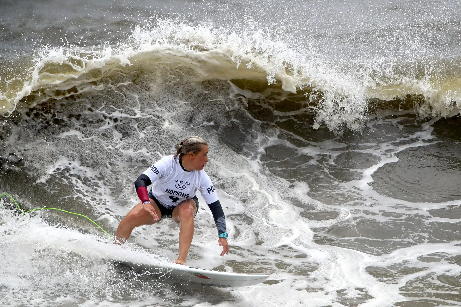 Surfista Algarvia Yolanda Hopkins Sequeira No 5 º Lugar Em Toquio Postal Do Algarve