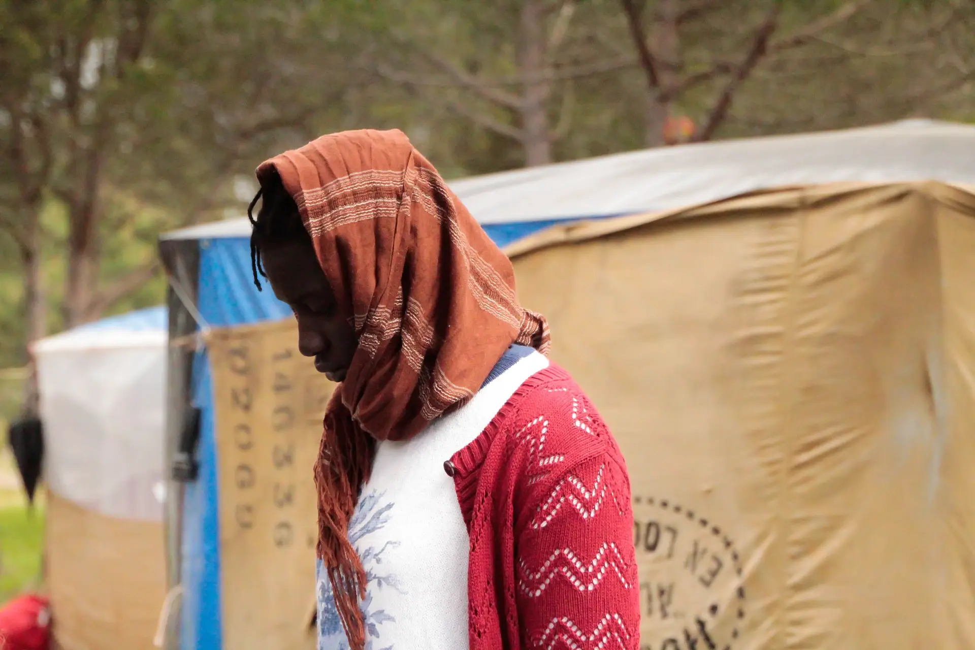 Rita em missão num campo de refugiados!