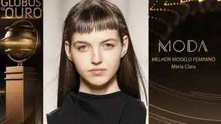 Em lágrimas, Maria Clara recebe prémio de Melhor Modelo Feminino na XXII Gala dos Globos de Ouro