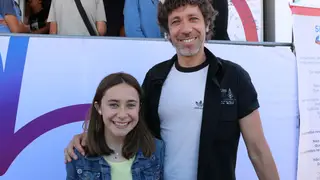 Beatriz e Miguel Frazão e uma praça cheia em Leiria