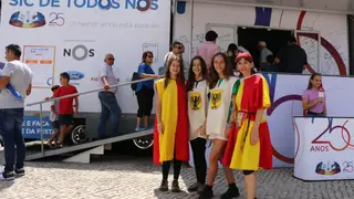 Leiria acolhe a SIC com simpatia