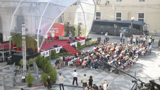 Já estamos na Praça do Município!