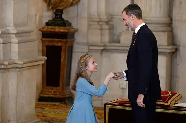 Princesa Leonor recebe presente histórico de Filipe VI