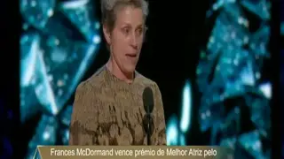 Frances McDormand conquista o Óscar para mehor atriz