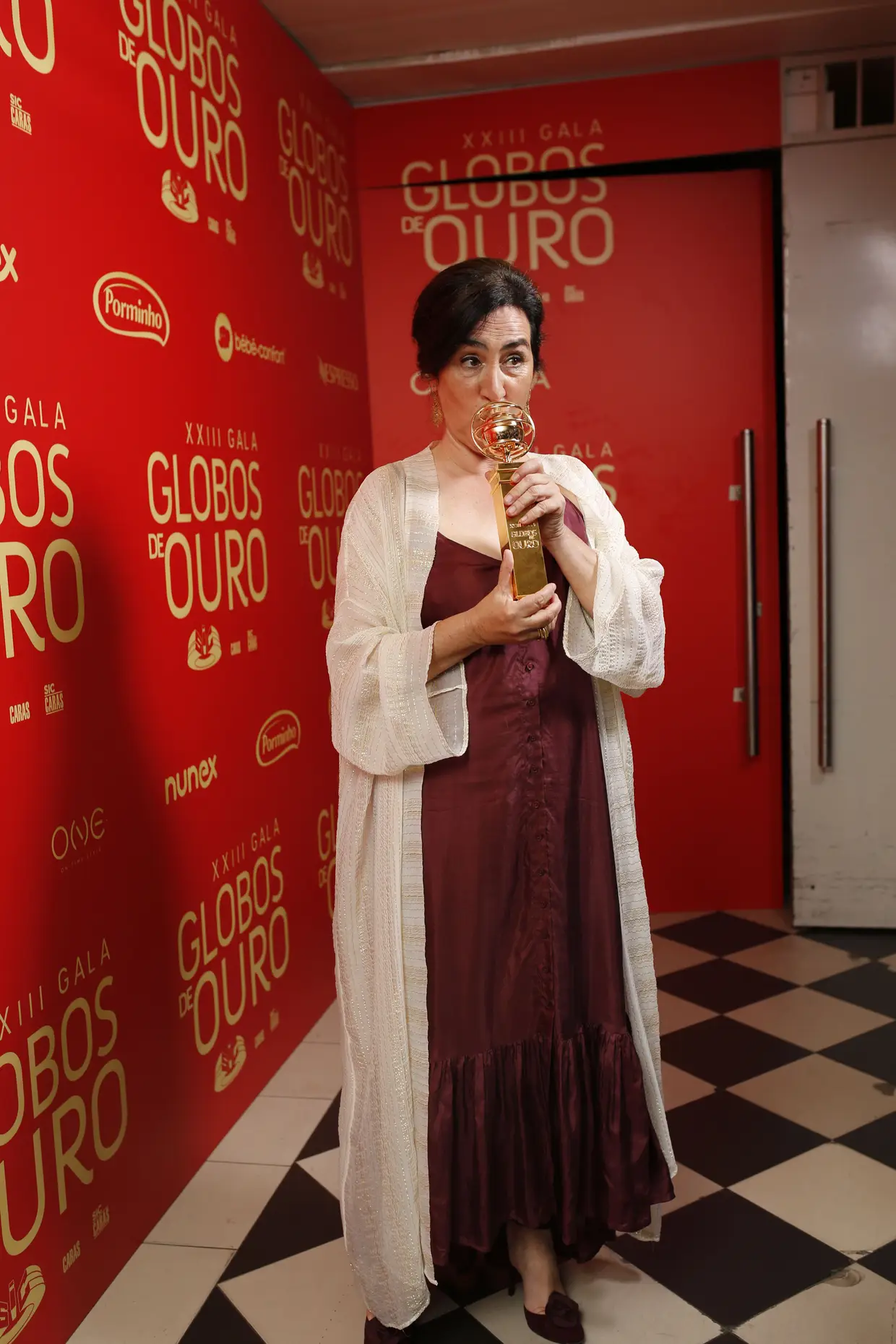 Rita Blanco, vencedora do prémio de Melhor Atriz de Cinema