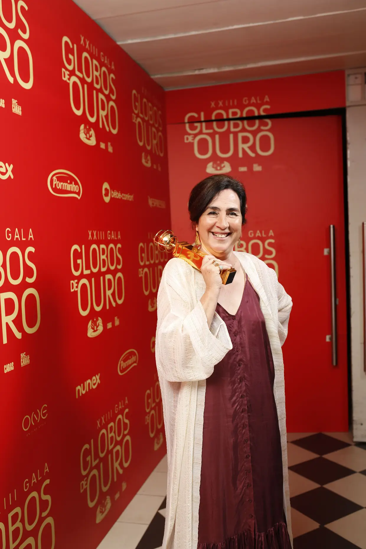 Rita Blanco, vencedora do prémio de Melhor Atriz de Cinema