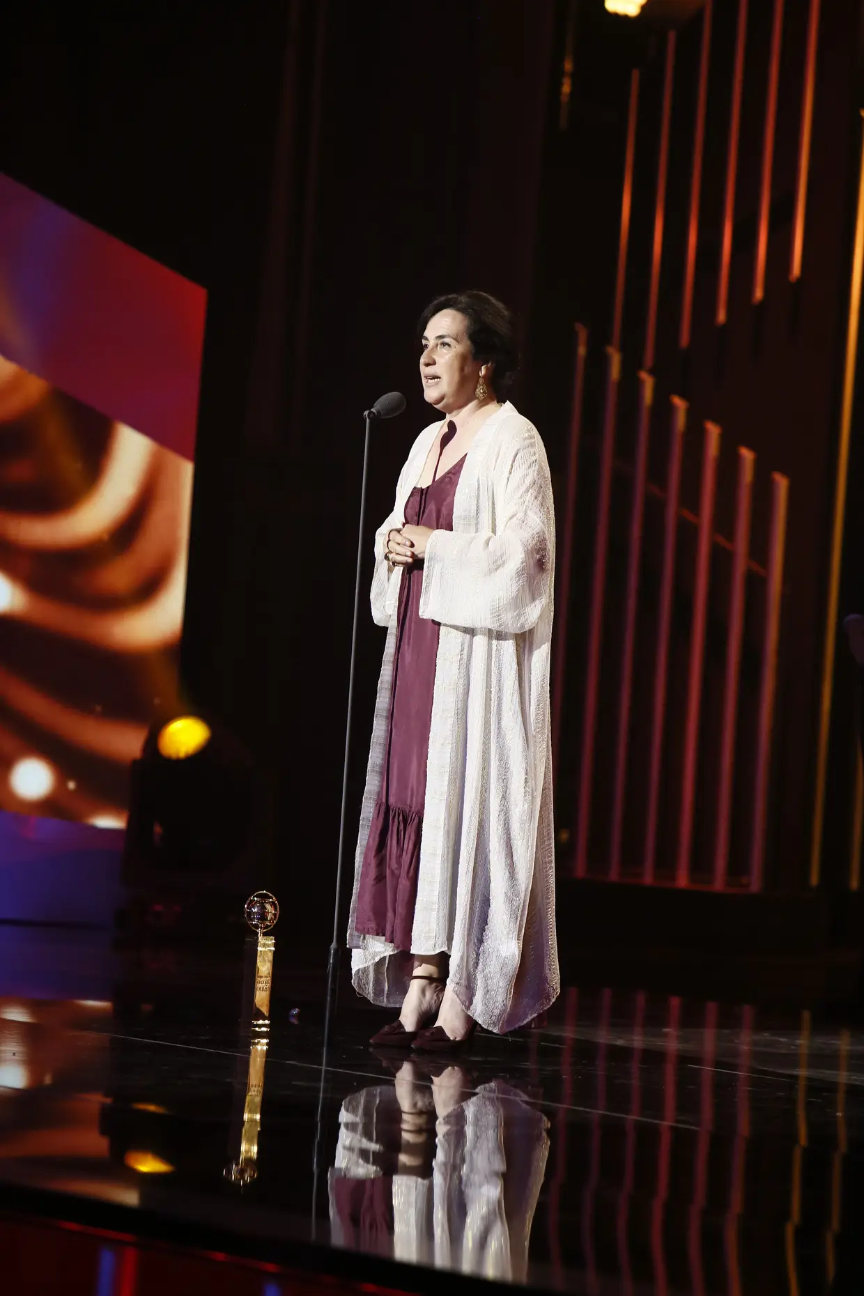 Rita Blanco, vencedora do prémio de Melhor Atriz de Cinema