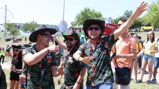 É este o ambiente que se vive na Cidade do Rock