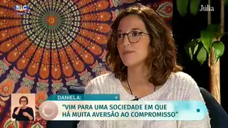 Daniela admite que se sentiu perdida: " há muita aversão ao compromisso"