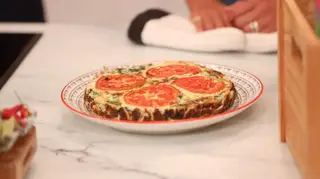 Quiche sem massa e sem natas