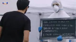 O Diogo adora dar festas e Jacinto está farto do barulho do vizinho "A mensagem vai ser espacial"