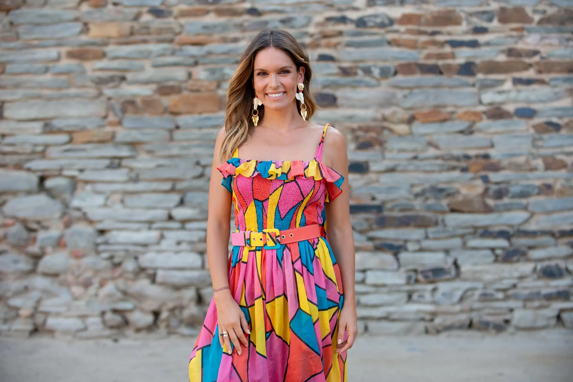 Diana aposta em cores vibrantes para o casamento de Lucas e Anabela